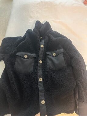 Altar'd State Black Sherpa-Lined Jacket